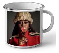 Fabulous Mug en métal émaille Missy Elliott Chewing Gum Blanc G