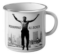 Fabulous Mug en métal émaille Mohamed Ali Boxer De Legendes Blanc G