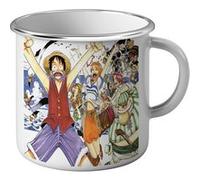 Fabulous Mug en métal émaille One Piece Trésors Blanc G