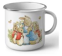 Fabulous Mug en métal émaille Petter Rabbit Et Sa Maman Beatrice Potter Blanc G