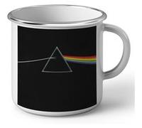 Fabulous Mug en métal émaille Pink Floyd Dark Side of The Moon Blanc G