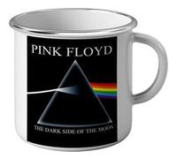 Fabulous Mug en métal émaille Pink Floyd Dark Sides Of The Moon Blanc G