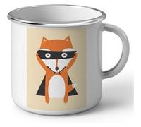 Fabulous Mug en métal émaille Renard Roux Nature Blanc G