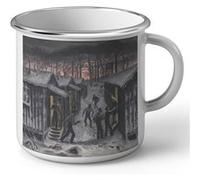 Fabulous Mug en métal émaille Royal Airforce Camp Alan Sorrell Blanc G