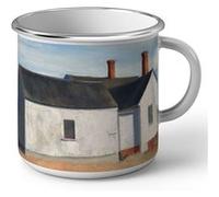 Fabulous Mug en métal émaille Ryder's House Edward Hopper Blanc G