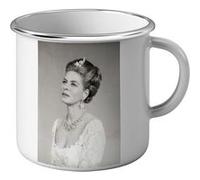 Fabulous Mug en métal émaille Sophia Loren Actrice 9 Blanc G