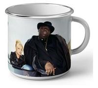Fabulous Mug en métal émaille The Notorious Big Rapper Blanc G