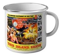 Fabulous Mug en métal émaille This Island Earth Cinéma Vintage 2 Blanc G