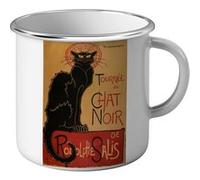 Fabulous Mug Emaillé Métal Tournee Du Chat Noir Steinlen Retro Vintage affiches