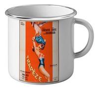 Fabulous Mug en métal émaille Vieille Affiche Française de Film Trapèze Blanc G