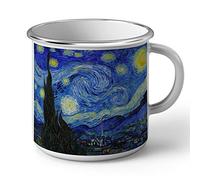 Fabulous Mug en Métal Emaillé Vincent van Gogh Nuit Etoilée Peinture Art