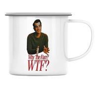 Fabulous Mug en métal émaille Why The Face The Modern Family Blanc G