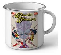 Fabulous Mug en métal émaille Wonder Woman Bande Dessinee Blanc G