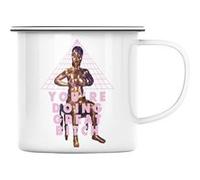 Fabulous Mug en métal émaille You're Doing Great Bitch Blanc G