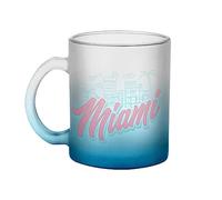 Fabulous Mug en Verre Bleu - Miami Soleil Etats Unis Plage Floride