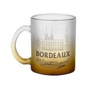 Fabulous Mug en Verre Jaune - Bordeaux Minimalist Ville France Vin Voyage