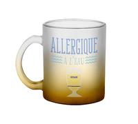 Fabulous Mug en Verre Jaune - Pastis Allergique à l'Eau Soirée Apéro Fête