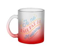 Fabulous Mug en Verre Rouge - Je ne râle pas, Je m'exprime