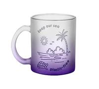 Fabulous Mug en Verre Violet - Keep our sea plastic free Écologie Environnement Bio Diversité