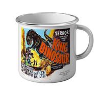 Fabulous Mug Métal Tasse Vieille Affiche Anglaise de Film King Dinosaur Bill Bryant Wanda Curtis Rétro Poster Cinéma Vintage