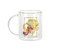 Fabulous Mug Verre Double Paroi - Barking up at the wrong Klee Art Pun Funny - Tasse a Cafe et The Isotherme 330ml Effet Suspendu Anti-Brulure Imprime en France