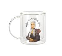 Fabulous Mug Verre Double Paroi - Daernys - Mona Lisa Parodie Film Series Peinture Tasse a Cafe et The Isotherme 330ml Effet Suspendu Anti-Brulure Imprime en France