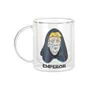 Fabulous Mug Verre Double Paroi - Empereur Dark Sidious Trump Parodie Film Series Président - Tasse a Cafe et The Isotherme 330ml Effet Suspendu Anti-Brulure Imprime en France