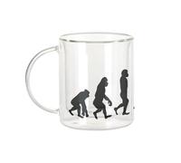 Fabulous Mug Verre Double Paroi - Evolution Ballet Danse Classique Ballerine - Tasse a Cafe et The Isotherme 330ml Effet Suspendu Anti-Brulure Imprime en France