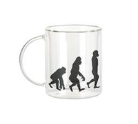 Fabulous Mug Verre Double Paroi - Evolution Pole Dance Pole Dancing Danse - Tasse a Cafe et The Isotherme 330ml Effet Suspendu Anti-Brulure Imprime en France