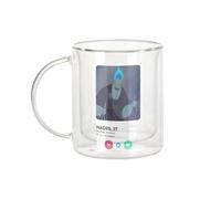 Fabulous Mug Verre Double Paroi - Hades Hell Social Network Meeting Love - Tasse a Cafe et The Isotherme 330ml Effet Suspendu Anti-Brulure Imprime en France
