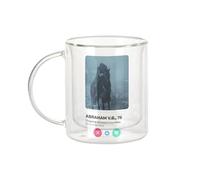 Fabulous Mug Verre Double Paroi - Headless Horseman Social Network Dating Love - Tasse a Cafe et The Isotherme 330ml Effet Suspendu Anti-Brulure Imprime en France