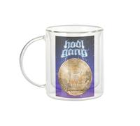 Fabulous Mug Verre Double Paroi - HODL Gang Crypto Currency Trading Blockchain Finance Business Bitcoin Humour Meme - Tasse a Cafe et The Isotherme 330ml Effet Suspendu Anti-Brulure Imprime en France
