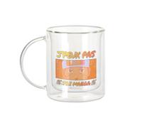 Fabulous Mug Verre Double Paroi - J'peux Pas J'ai Manga Uzumaki Anime Otaku Manga Fanart - Tasse a Cafe et The Isotherme 330ml Effet Suspendu Anti-Brulure Imprime en France