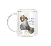Fabulous Mug Verre Double Paroi - Learning Never Exhausts the Mind Da Vinci Quotes Inspirational Artistic - Tasse a Cafe et The Isotherme 330ml Effet Suspendu Anti-Brulure Imprime en France