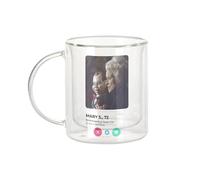 Fabulous Mug Verre Double Paroi - Mary Shaw Ventriloquist Movie Horror Meeting Love - Tasse a Cafe et The Isotherme 330ml Effet Suspendu Anti-Brulure Imprime en France