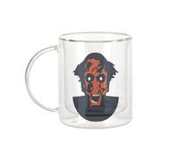 Fabulous Mug Verre Double Paroi - Monstre Diabolique Halloween Peur Horreur Film - Tasse a Cafe et The Isotherme 330ml Effet Suspendu Anti-Brulure Imprime en France