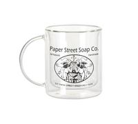 Fabulous Mug Verre Double Paroi - Paper Street Soap Geek Combat Boxe Film - Tasse a Cafe et The Isotherme 330ml Effet Suspendu Anti-Brulure Imprime en France