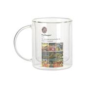 Fabulous Mug Verre Double Paroi - Paul Gauguin Réseaux Sociaux Peinture Peintre Impressionisme - Tasse a Cafe et The Isotherme 330ml Effet Suspendu Anti-Brulure Imprime en France