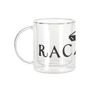 Fabulous Mug Verre Double Paroi - Racaille Mignon Thug Life Humour Meme - Tasse a Cafe et The Isotherme 330ml Effet Suspendu Anti-Brulure Imprime en France