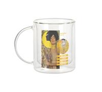 Fabulous Mug Verre Double Paroi - Shade Light on the Matter Klimt Art Pun Funny - Tasse a Cafe et The Isotherme 330ml Effet Suspendu Anti-Brulure Imprime en France