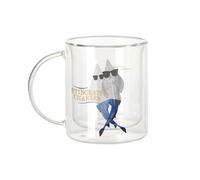 Fabulous Mug Verre Double Paroi - Stingrays Charles Humor Biology Illustration Ancient - Tasse a Cafe et The Isotherme 330ml Effet Suspendu Anti-Brulure Imprime en France
