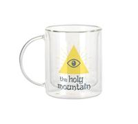Fabulous Mug Verre Double Paroi - The Holy Mountain Voyage Montagne Film - Tasse a Cafe et The Isotherme 330ml Effet Suspendu Anti-Brulure Imprime en France