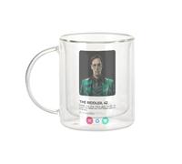 Fabulous Mug Verre Double Paroi - The Riddler Comics Comic books Social Network Meeting Love - Tasse a Cafe et The Isotherme 330ml Effet Suspendu Anti-Brulure Imprime en France