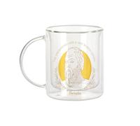 Fabulous Mug Verre Double Paroi - The Unexamined Life Is Not Worth Living Socrates Quote Wisdom Philosophy Inspire - Tasse a Cafe et The Isotherme 330ml Effet Suspendu Anti-Brulure Imprime en France