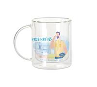 Fabulous Mug Verre Double Paroi - True Heroes - Airline Pilot Aircraft Occupation Heroes Tasse a Cafe et The Isotherme 330ml Effet Suspendu Anti-Brulure Imprime en France