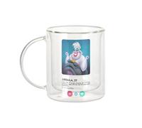 Fabulous Mug Verre Double Paroi - Ursula Mermaid Social Network Meeting Love - Tasse a Cafe et The Isotherme 330ml Effet Suspendu Anti-Brulure Imprime en France