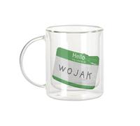 Fabulous Mug Verre Double Paroi - Wojak Meme Crypto Currency Trading Blockchain Internet Humour - Tasse a Cafe et The Isotherme 330ml Effet Suspendu Anti-Brulure Imprime en France