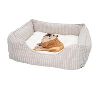 Fabulous Panier pour Chien et Chat Rembourré - Bulldog Beige Peinture Illustration Chien - Lit Confortable avec Coussin Déhoussable et Lavable Couchage Moelleux Imprimé en France Base Antidérapante