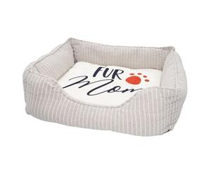 Fabulous Panier pour Chien et Chat Rembourré - Fur Mom Mom Cat Dog Pets - Lit Confortable avec Coussin Déhoussable et Lavable Couchage Moelleux Imprimé en France Base Antidérapante