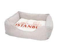 Fabulous Panier pour Chien et Chat Rembourré - Istanbul Minimalist Voyage Culture Turquie - Lit Confortable avec Coussin Déhoussable et Lavable Couchage Moelleux Imprimé en France Base Antidérapante